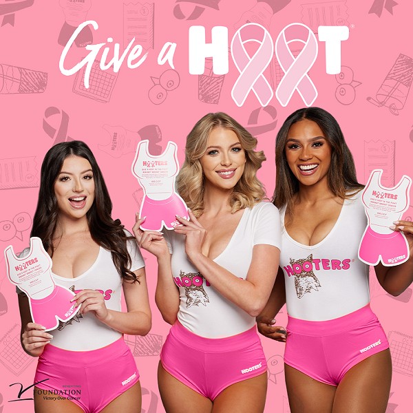 Give A Hoot” in the Fight Against Breast Cancer Throughout October at  Hooters Restaurants