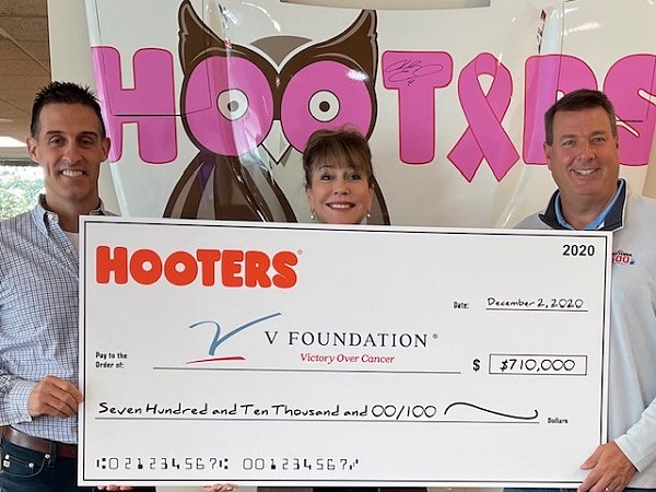 Hooters Raises $710,000 in the Fight Against Breast Cancer